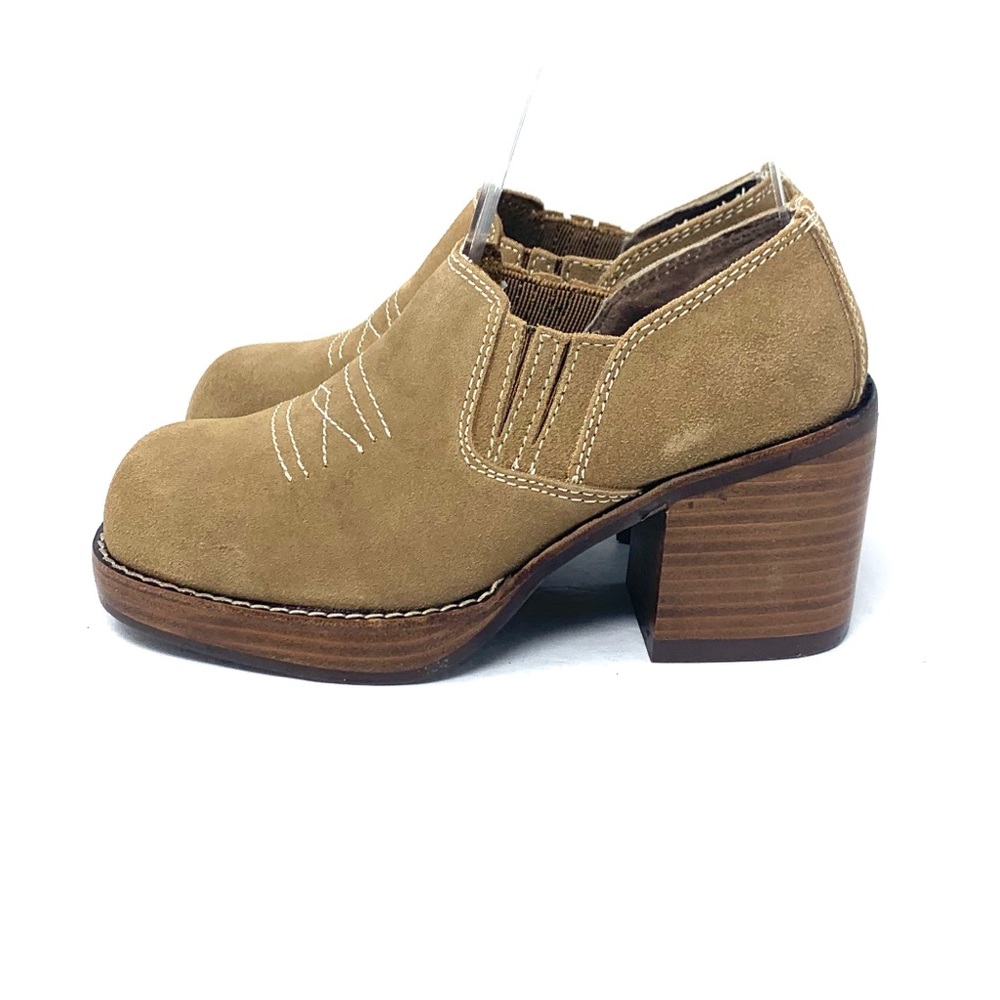 Classified Chunky Heel Slip Ons